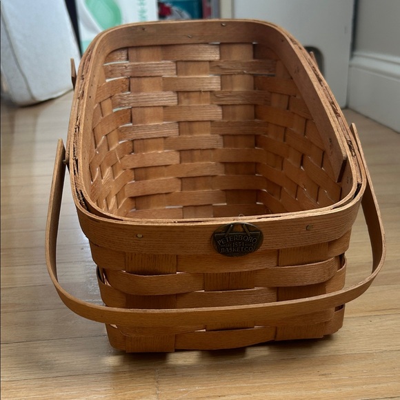 Rectangular Brown Basket - Picture 1 of 4